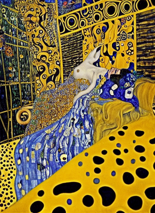 by Salvador Dali by Gustav Klimt