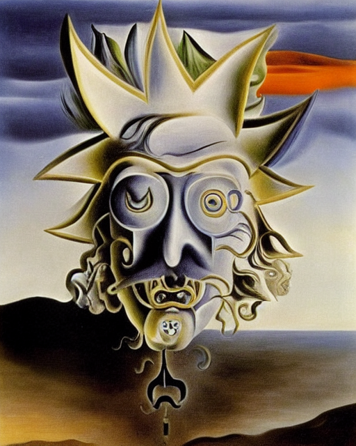 by Salvador Dali by Rene Magritte surrealist by Edvard Munch