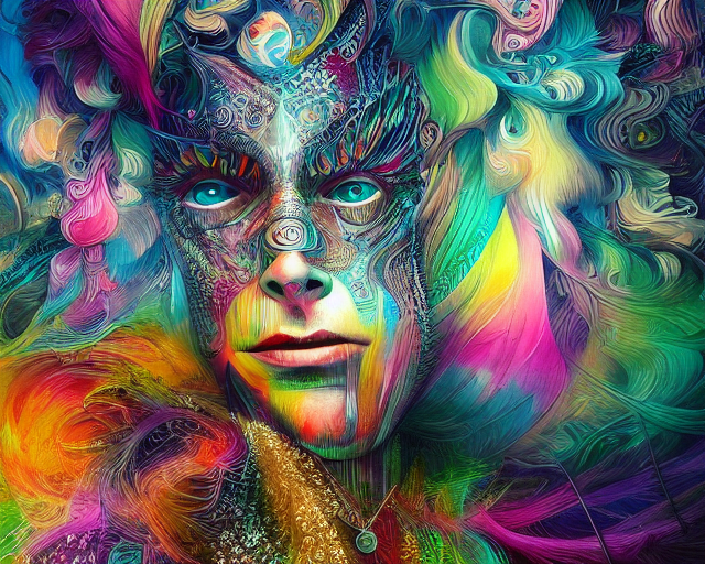 Man by Android jones