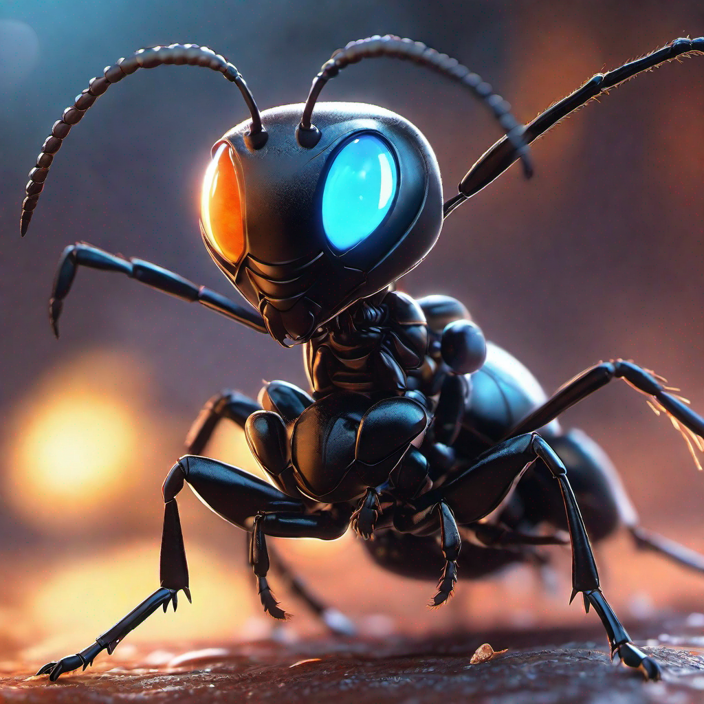 Title: 'The Ant-Stronaut: An Epic Journey to Infinity and Beyond!'
