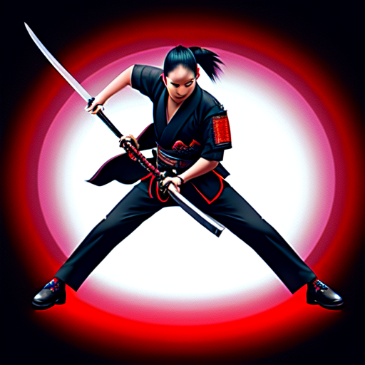 katana, centered, Weapon, 8k, HD with style of