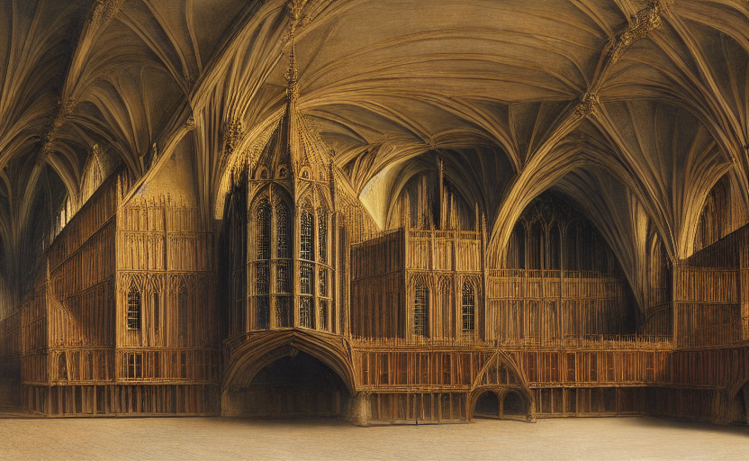 Westminster Hall monastery Rembrandt 