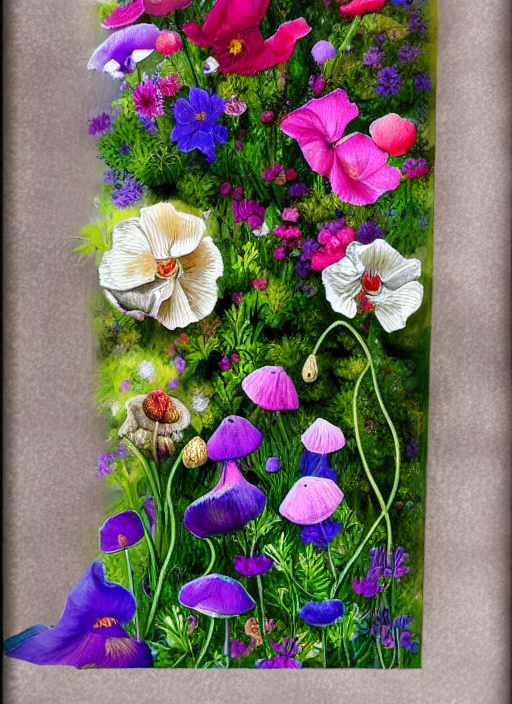 Opium poppies & shrooms