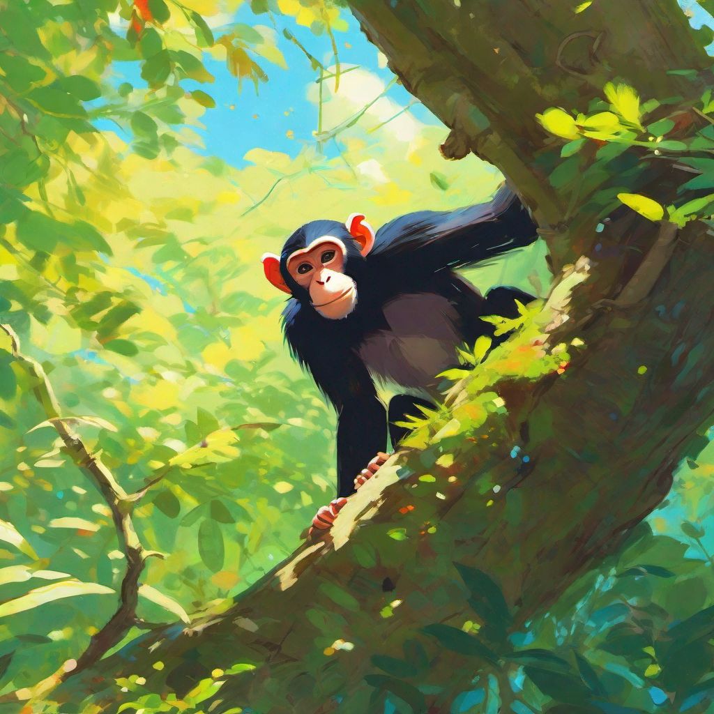 Title: 
"Monkeying Around in the Forest of Dreams!"