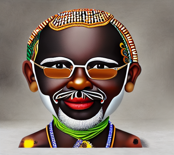 an African character