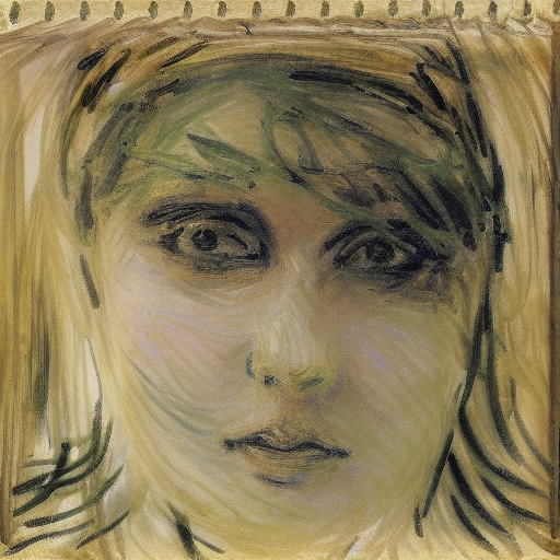 Sketch of a woman by Claude Monet