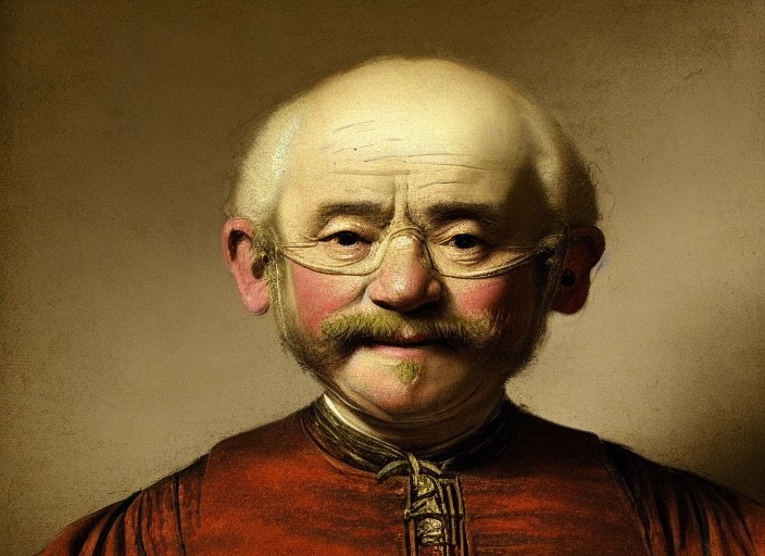 man, painted by Rembrandt