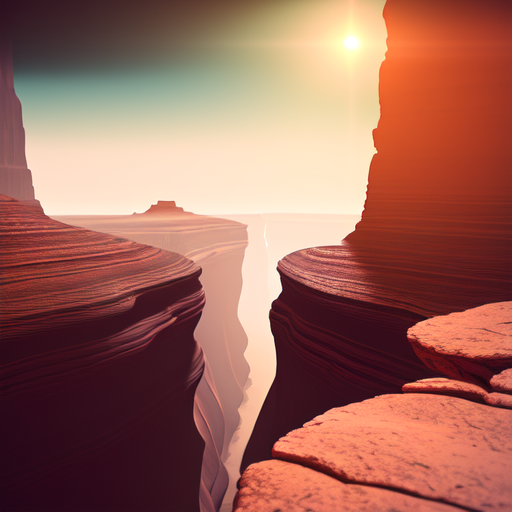 Canyon apocalypse, centered, Canyon, 3d, octane render, high quality, 4k with style of