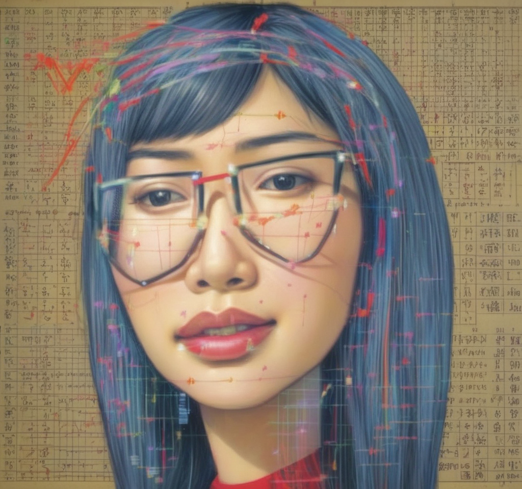 asian girl that loves math