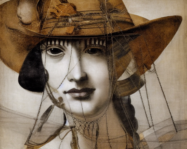 Person in fedora by artemisia gentileschi