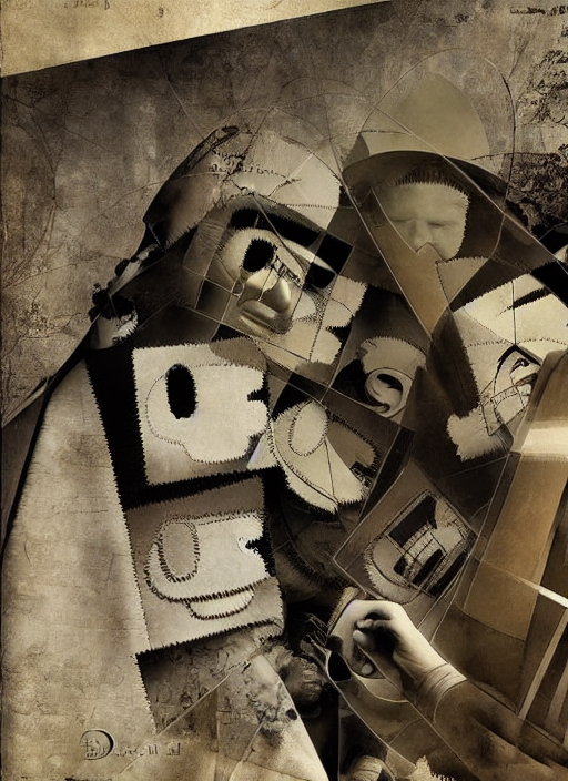 Among us characters by da Vinci