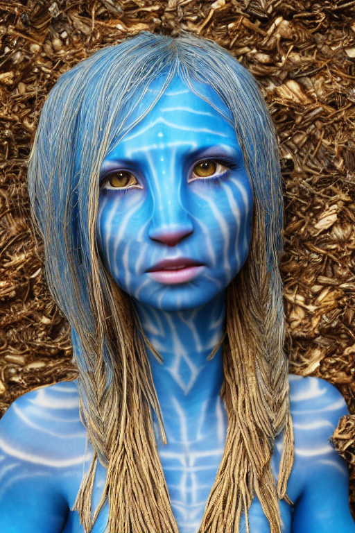 avatar blue skin