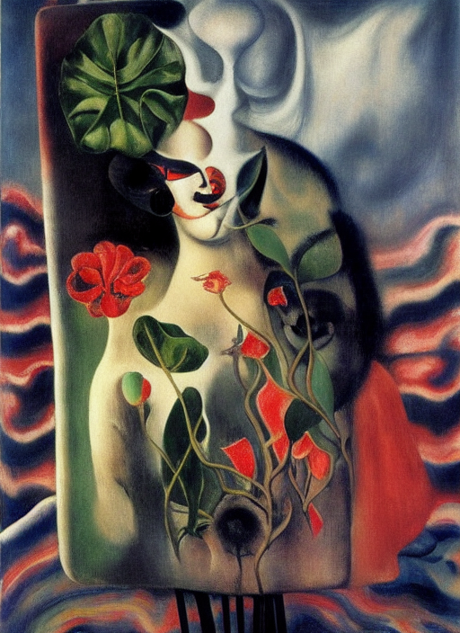 by Frida Kahlo by Edvard Munch by Norman Rockwell by Rene Magritte surrealist