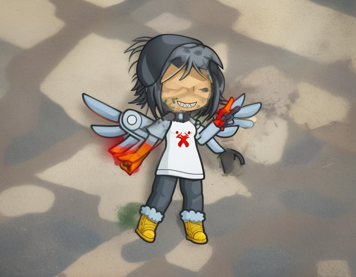 Murder drone, realistic, HD color photograph