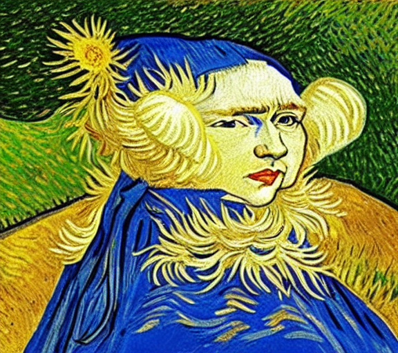 painted by van Gogh
