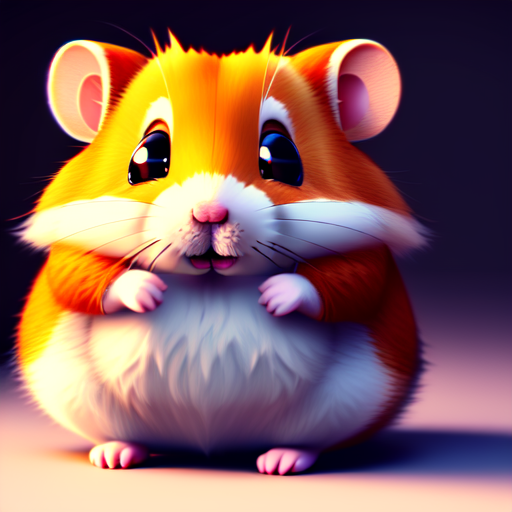 Cute hamster, cute and adorable, long fuzzy fur, Pixar render, unreal engine cinematic smooth, intricate detail, cinematic, 8k, HD with style of