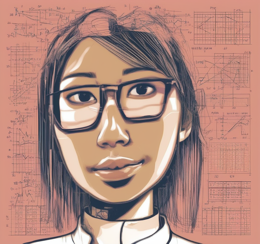 asian girl that loves math