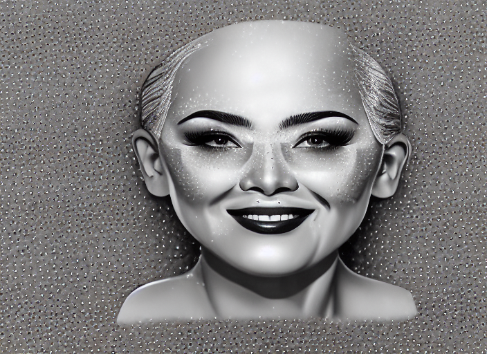 woman, light freckles