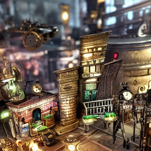 Steampunk city