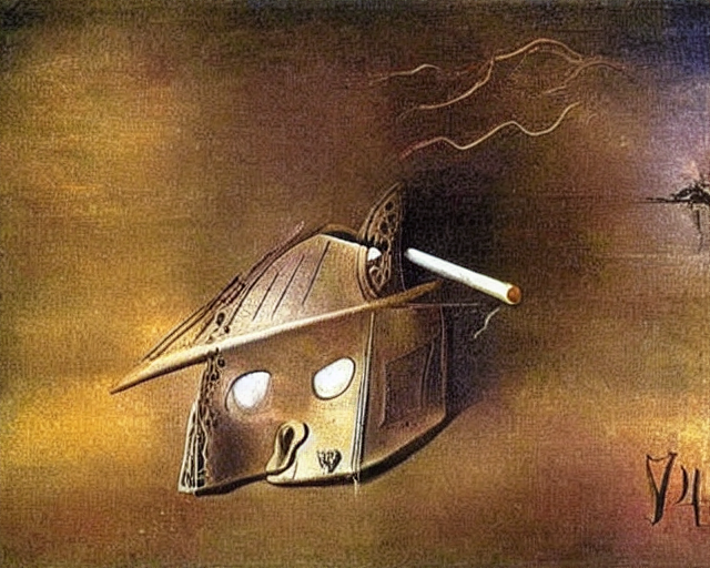 by Salvador Dali by da Vinci