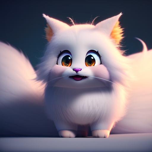 foltyn, cute and adorable, long fuzzy fur, Pixar render, unreal engine cinematic smooth, intricate detail, cinematic, 8k, HD with style of