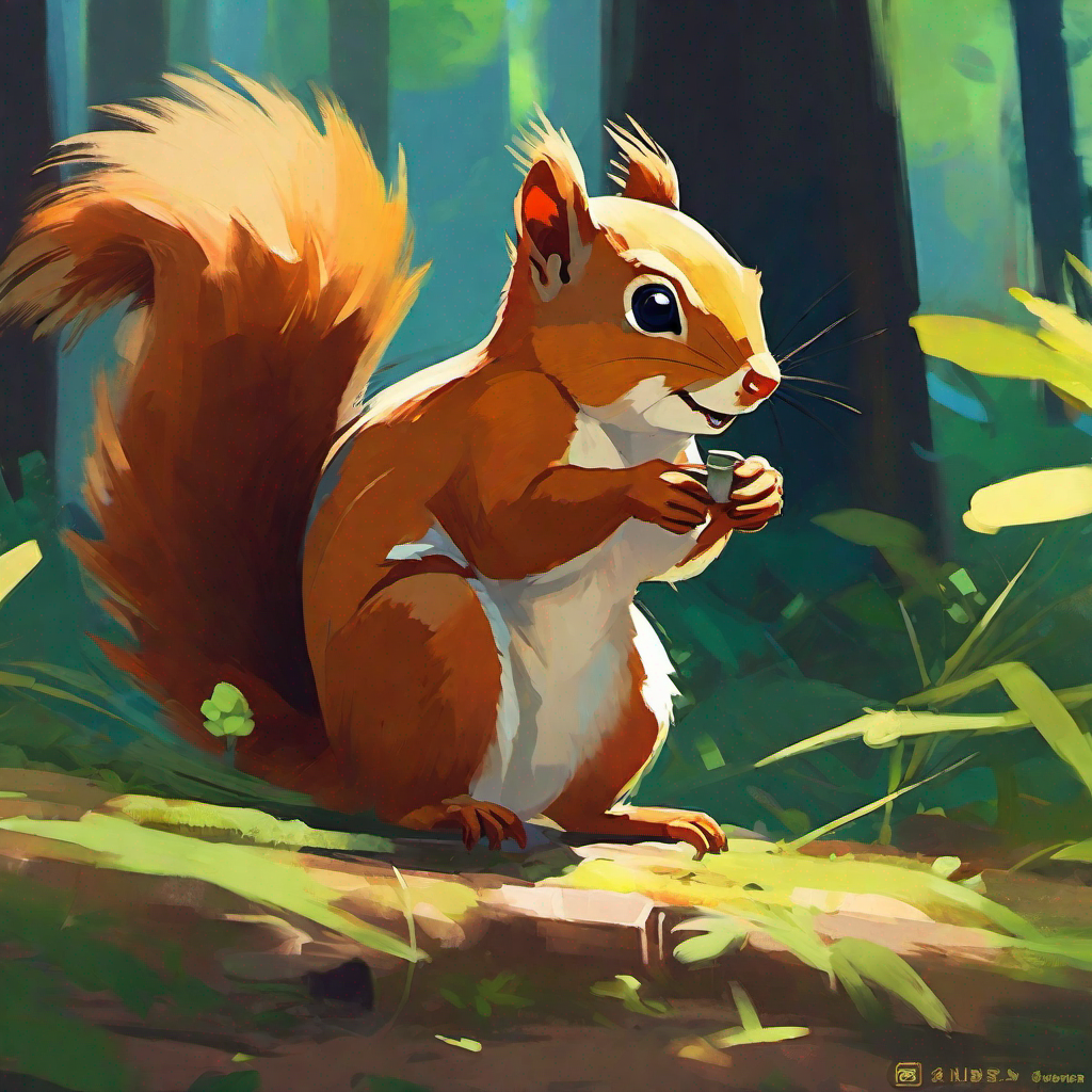  
Nutty Net Breaker: The Tale of a Clever Squirrel and His Nuts!