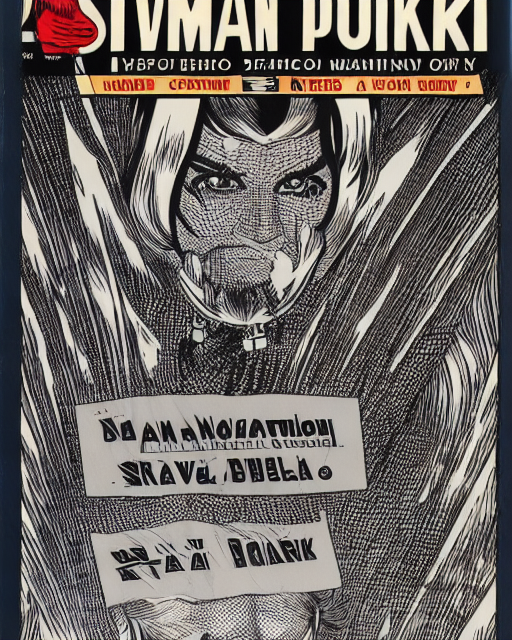 Woman long hair by Steve Ditko