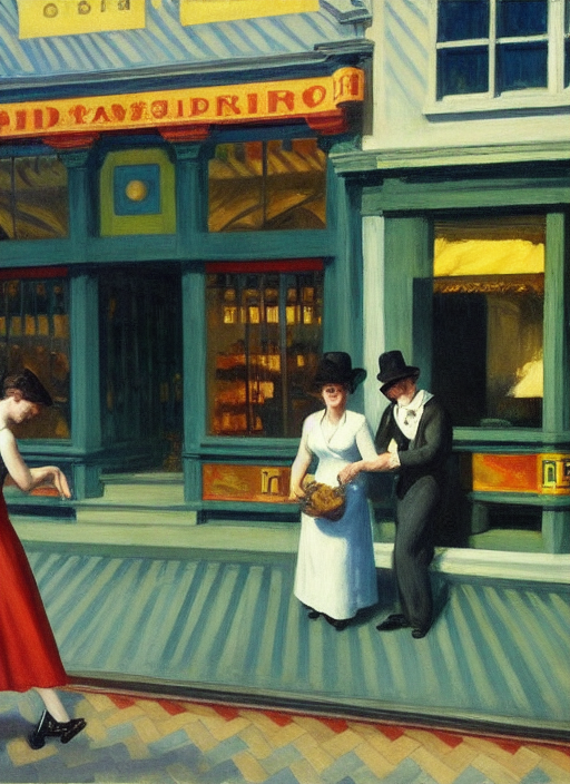Lunch at  by Edward Hopper