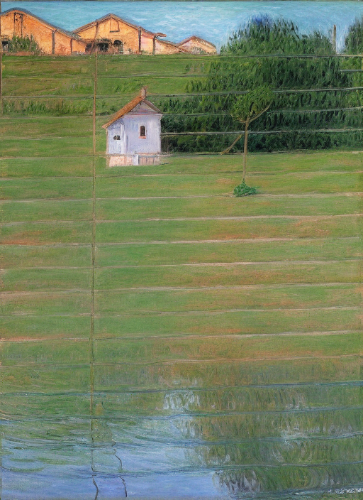 House and a person
Monet