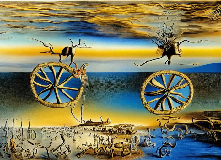 by Salvador Dali